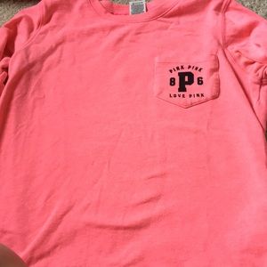 Bright pink pullover